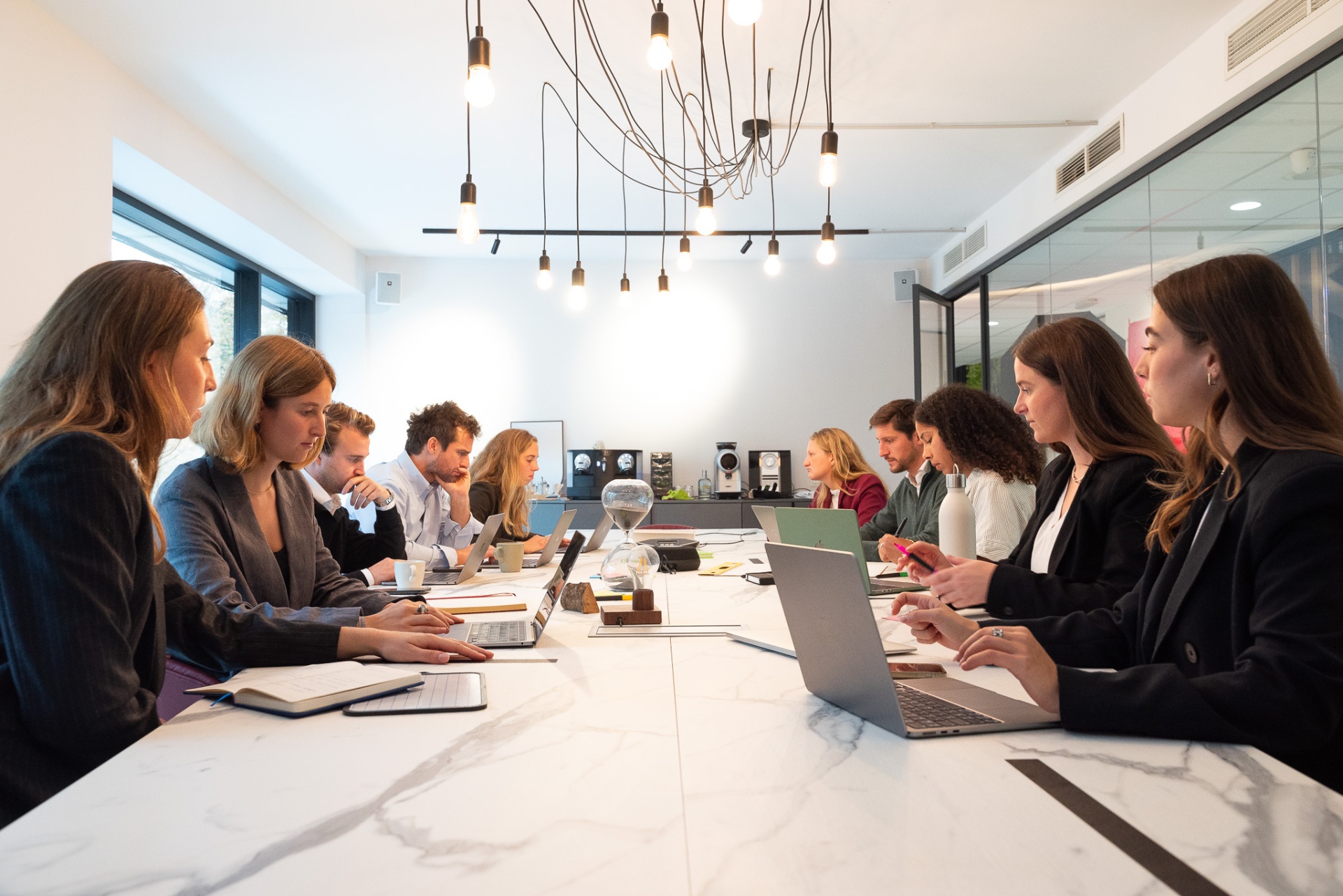 ESGlogic team carrying out a carbon footprint